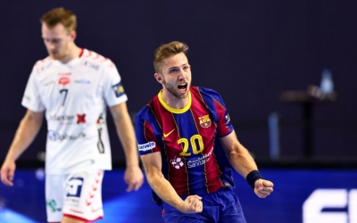 Aleix Gómez celebrant ahir una de les seves nou dianes a Colònia | Olympics